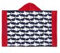Classic Repeat Shark Baby Beach Hooded Towel UPF 50+