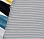 Organic Stripe Jersey Crib Fitted Sheet