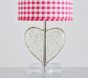 Confetti Heart Lamp Base