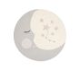Sleepy Moon Round Rug