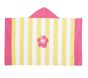 Hibiscus Stripe Baby Beach Hooded Towel UPF 50+