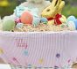 Pom Pom Pink Seersucker Easter Basket Liners
