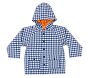 Hatley Navy/Orange Gingham Raincoats