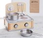Wooden Tabletop Stove &amp; Grill