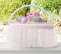 Blush Ombre Pearl Easter Basket Liner