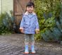 Hatley Navy/Orange Gingham Raincoats