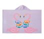 Flamingo Kid Beach Hooded Towel UPF 50+