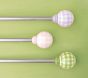 Gingham Finial & Hardware Set