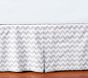 Harper Chevron Crib Skirt