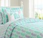 Preppy Seahorse Duvet Cover