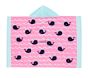 Whale Allover Baby Beach Hooded Towel UPF 50+