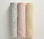 west elm x pbk Dot Muslin Swaddle Set: Platinum, Rosette &amp; Horseradish