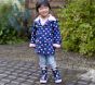 Hatley Navy/Pink Multi Hearts Raincoats