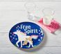 Pink Unicorn Plate &amp; Tumbler