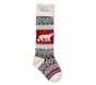 Polar Bear Natural Fair Isle Stocking