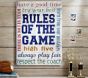 Rules of the Game Planked Art