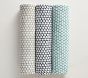 west elm x pbk Dot Muslin Swaddle Set: Platinum, Nightshade &amp; Peacock
