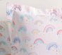 Flannel Rainbow Organic Cloud Sham