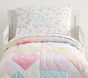 Heart Patchwork Baby Quilt (Crib Sized)