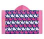 Allover Whale Kid Beach Hooded Towel UPF 50+