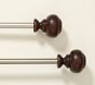 Classic Wood Finial & Hardware Set
