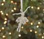 Silver Glitter Parisian Ballerina Ornaments