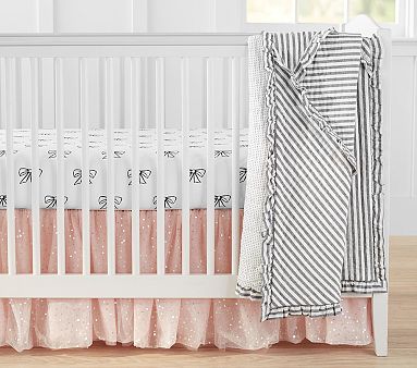 Parure De Draps Pottery Barn Teen - Twin XL, Blanc, Motif Coeurs (État Impeccable)