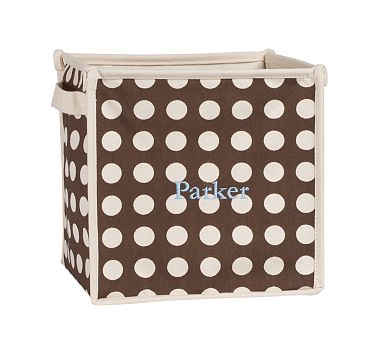 Chocolate Dot Pop-Up Tote