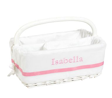 Pink Harper Diaper Caddy Liner