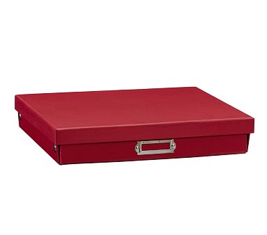 Red Small Flat Box