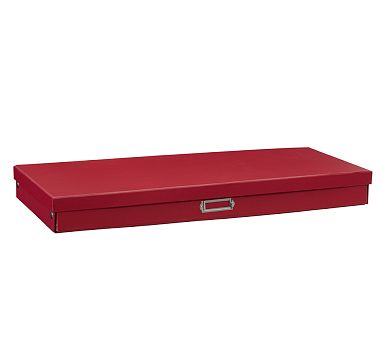 Red Large Flat Box