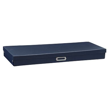 Navy Large Flat Box
