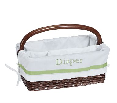 Green Harper Diaper Caddy Liner