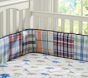 Dino Madras Crib Sheeting