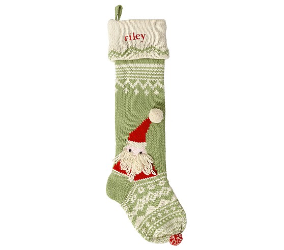 Santa Merry & Bright Stocking