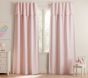 Evelyn Linen Scallop Valance Blackout Curtain