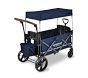 Wonderfold X2 Pull and Push Double Stroller Wagon