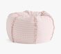 Anywhere Beanbag™, Sepia Rose Ruffle Gingham