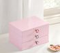 Open Box: Stoney Clover Lane Flower Musical Jewelry Box - Pink