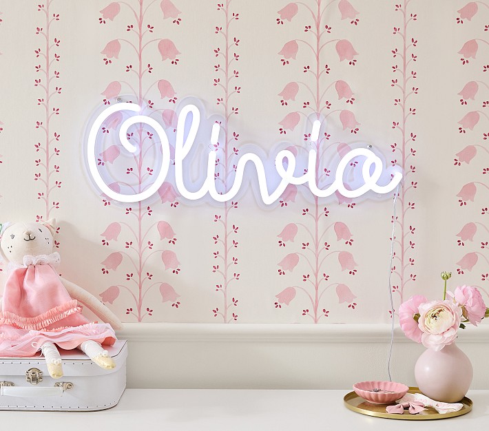 Brite Lite Tribe Personalized Neon Wall Light | Pottery Barn Kids