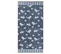 Bubbles Whale Plush Jacquard Kid Beach Towel UPF 50+