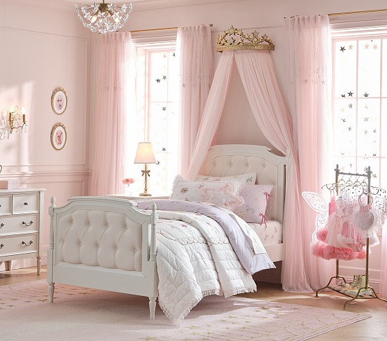 Jupe De Lit Pottery Barn – Tulle étoilé – Queen Size – Enfant