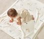 Embroidered Transportation Sherpa Baby Blanket