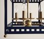 Navy Star Punched Lantern Chandelier (18")