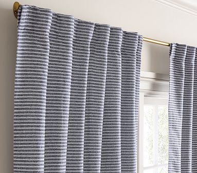 Textured Stripe Blackout Panel | Pottery Barn Kids