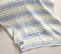 Matelasse Stripe Jacquard Baby Blanket