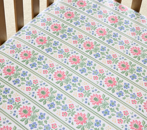 Hill House Home Floral Baby Quilt | Pottery Barn Kids
