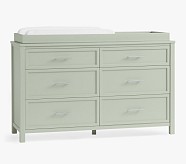 green emerald velvet dress Universal Wide Removable Changing Tray main image 1