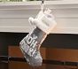 Red And Silver Reversible Sequin Stocking