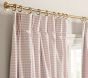 Pinch Pleat Gingham Blackout Curtain